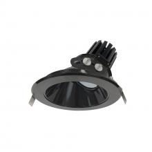 Nora NC3-69L227NBB - 6" Sapphire III Round Adjustable Reflector, 1500lm,  2700K, Narrow Flood Optic, Black