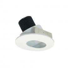 Nora NIO-4RSL40QMPW - 4" Iolite LED Round Adjustable Slot Aperture, 10-Degree Optic, 750lm / 12W, 4000K, Matte Powder