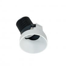 Nora NIO-4RTSLA30XMPW/10 - 4" Iolite LED Round Trimless Adjustable Slot, 1000lm / 14W, 3000K, Matte Powder White Finish