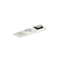 Nora NMIOTL-13-NF-AFW-50X-10-BMPW - Iolite MLS 3-Head Trimless Reflector Kit, 5000K, 1000lm, Black/MPW Adj. Snoot/Fixed Downlt./Wall