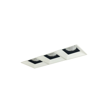 Nora NMIOTL-13-NF-FFF-40X-10-BMPW - Iolite MLS 3-Head Trimless Reflector Kit, 4000K, 1000lm, Black/MPW Fixed Downlt. Trims