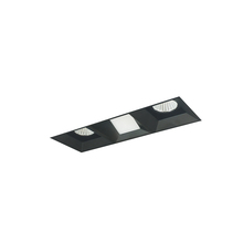 Nora NMIOTL-13-NF-FFW-CDX-10-B - Iolite MLS 3-Head Trimless Reflector Kit, Comfort Dim, 800lm, Black Fixed Downlt./Wall Wash Trims