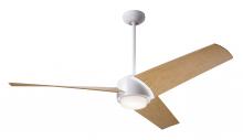 Modern Fan Co. AMB-MW-56-MP-870-RC - Ambit DC Fan- Matte White Finish; 56" Maple Blades; 17W LED (Matte White Trim); Remote Control