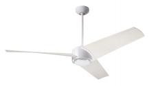 Modern Fan Co. AMB-MW-56-WW-NL-RC - Ambit DC Fan- Matte White Finish; 56" Whitewash Blades; No Light; Remote Control