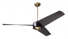Modern Fan Co. AMB-SBMB-56-EB-NL-WC - Ambit DC Fan- Satin Brass/Matte Black Finish; 56" Ebony Blades; No Light; Wall Control
