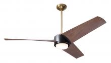 Modern Fan Co. AMB-SBMB-56-MG-870-WC - Ambit DC Fan- Satin Brass/Matte Black Finish; 56" Mahogany Blades; 17W LED (Satin Brass Trim)