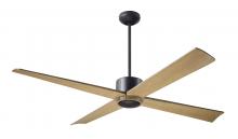 Modern Fan Co. NOU-DBBS-56-MP-NL-CC - Nouveau DC Fan; Dark Bronze Finish w/ Brass; 56" Maple Blades; No Light; Wall/Remote Combo Contr