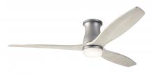 Modern Fan Co. ARB-FM-GT-54-WW-870-CC - Arbor Flush DC Fan; Graphite Finish; 54" Whitewash Blades; 17W LED; Wall/Remote Combo Control