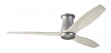 Modern Fan Co. ARB-FM-GT-54-WW-NL-CC - Arbor Flush DC Fan; Graphite Finish; 54" Whitewash Blades; No Light; Wall/Remote Combo Control