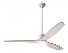 Modern Fan Co. ARB-GW-54-WW-870-CC - Arbor DC Fan; Gloss White Finish; 54" Whitewash Blades; 17W LED; Wall/Remote Combo Control