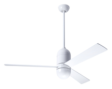 Modern Fan Co. CIR-GW-50-WH-NL-CC - Cirrus DC Fan; Gloss White Finish; 50" White Blades; No Light; Wall/Remote Combo Control