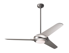 Modern Fan Co. FLO-MN-52-WH-372-003 - Flow Fan; Matte Nickel Finish; 52" White Blades; 20W LED; Handheld Remote Control (2-wire)