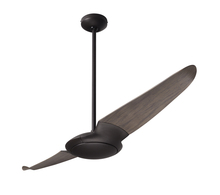 Modern Fan Co. IC2-DB-56-GY-NL-CC - IC/Air (2 Blade ) Fan; Dark Bronze Finish; 56" Graywash Blades; No Light; Wall/Remote Combo Cont
