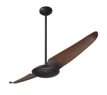 Modern Fan Co. IC2-DB-56-MG-NL-RC - IC/Air (2 Blade ) Fan; Dark Bronze Finish; 56" Mahogany Blades; No Light; Remote Control