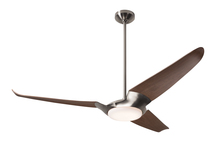 Modern Fan Co. IC3-BN-56-MG-570-CC - IC/Air (3 Blade ) Fan; Bright Nickel Finish; 56" Mahogany Blades; 20W LED; Wall/Remote Combo Con