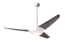 Modern Fan Co. IC3-GW-56-GY-570-CC - IC/Air (3 Blade ) Fan; Gloss White Finish; 56" Graywash Blades; 20W LED; Wall/Remote Combo Contr