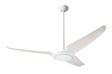 Modern Fan Co. IC3-GW-56-WW-NL-RC - IC/Air (3 Blade ) Fan; Gloss White Finish; 56" Whitewash Blades; No Light; Remote Control