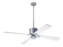 Modern Fan Co. IND-GV-50-WW-NL-CC - Industry DC Fan; Galvanized Finish; 50" Whitewash Blades; No Light; Wall/Remote Combo Control
