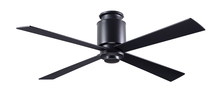 Modern Fan Co. LAP-FM-DB-50-SV-NL-004 - Lapa Flush Fan; Dark Bronze Finish; 50" Silver Blades; No Light; Fan Speed and Light Control (2-