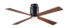 Modern Fan Co. LAP-FM-DB-50-MG-552-005 - Lapa Flush Fan; Dark Bronze Finish; 50" Mahogany Blades; 17W LED; Wall Control with Remote Hands