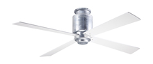 Modern Fan Co. LAP-FM-GV-50-WH-NL-003 - Lapa Flush Fan; Galvanized Finish; 50" White Blades; No Light; Handheld Remote Control (2-wire)