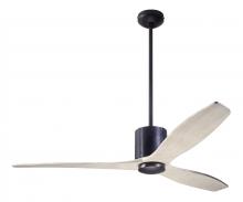 Modern Fan Co. LLX-DBBK-54-WW-NL-CC - LeatherLuxe DC Fan; Dark Bronze Finish with Black Leather; 54" Whitewash Blades; No Light; Wall/