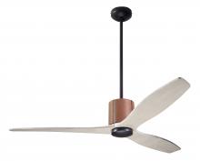 Modern Fan Co. LLX-DBTA-54-WW-NL-CC - LeatherLuxe DC Fan; Dark Bronze Finish with Tan Leather; 54" Whitewash Blades; No Light; Wall/Re
