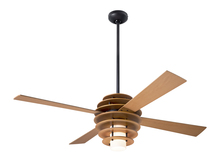 Modern Fan Co. SLA-MP-52-MP-LED-004 - Stella Fan; Maple/Dark Bronze Finish; 52" Maple Blades; 17W LED; Fan Speed and Light Control (2-