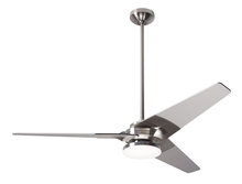 Modern Fan Co. TOR-BN-52-NK-272-004 - Torsion Fan; Bright Nickel Finish; 52" Nickel Blades; 20W LED; Fan Speed and Light Control (2-wi