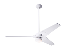 Modern Fan Co. TOR-GW-52-GY-271-003 - Torsion Fan; Gloss White Finish; 52" Graywash Blades; 17W LED; Handheld Remote Control (2-wire)