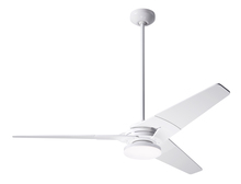 Modern Fan Co. TOR-GW-52-NK-272-005 - Torsion Fan; Gloss White Finish; 52" Nickel Blades; 20W LED; Wall Control with Remote Handset (2