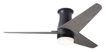 Modern Fan Co. VEL-FM-DB-48-GY-853-RC - Velo Flush DC Fan; Dark Bronze Finish; 48" Graywash Blades; 17W LED; Handheld Remote Control