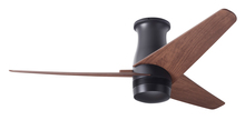 Modern Fan Co. VEL-FM-DB-48-MG-NL-CC - Velo Flush DC Fan; Dark Bronze Finish; 48" Mahogany Blades; No Light; Wall/Remote Combo Control