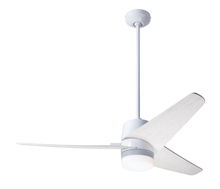 Modern Fan Co. VEL-GW-48-WW-853-WC - Velo DC Fan; Gloss White Finish; 48" Whitewash Blades; 17W LED; Wall Control