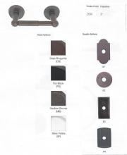 Hardware 2304-2-MB - SANDCAST BRONZE PAPER HOLDER SPRING ROD STYLE