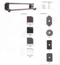 Hardware 23051-1-DB - SANDCAST BRONZE DOUBLE TOWEL BAR