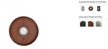 Hardware 2432SS - DOORBELL BUTTON WITH #2 ROSETTE