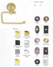 Hardware 2604-2-US15 - BRASS PAPER HOLDER BAR STYLE