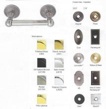 Hardware 2605-7-US15A - BRASS PAPER HOLDER SPRING ROD STYLE