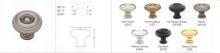 Hardware 86114US7 - BRASS WAVERLY KNOB