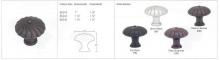 Hardware 86244FB - TUSCANY BRONZE TWIST ROUND KNOB