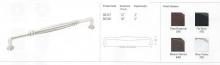 Hardware 86347SP - TUSCANY BRONZE FLUTED APPLIANCE PULL