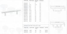Hardware S62007SS - STAINLESS STEEL BAR PULL