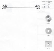 Hardware S7010-BEVELED-SS - STAINLESS STEEL TOWEL BAR