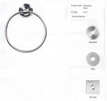 Hardware S7300-BEVELED-SS - STAINLESS STEEL TOWEL RING