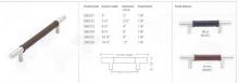 Hardware S86524BRNST - STAINLESS STEEL LEATHER BAR PULL