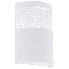 Eglo 91416A - 1 LT Wall Light w/ White Finish & White Metal Shade