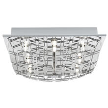 Eglo 91491A - 8 LT Square Ceiling Light w/ Chrome Finish