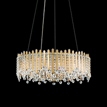 Schonbek 1870 MX8343N-301R - Chatter 12 Light 120V Pendant in Gold Mirror with Radiance Crystal