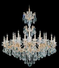 Schonbek 1870 5013-26S - La Scala 24 Light 120V Chandelier in French Gold with Clear Crystals from Swarovski